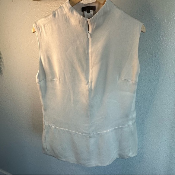 Loewe 100% Silk sleeveless blouse tank cream ivory sz 40 10 Large luxury Rare - Picture 4 of 14